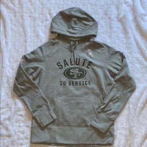NWOT Nike SF 49ers salute to service hoodie